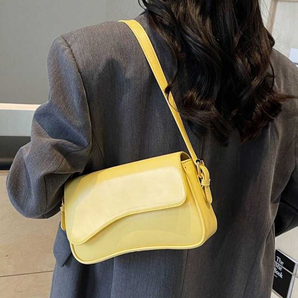 Fashion Casual Versatile Minimalist Solid Color Shoulder Bag
